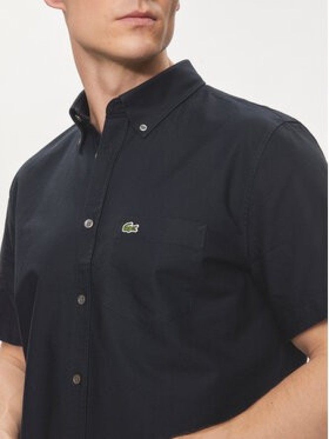 Lacoste Koszula CH1917 Granatowy Regular Fit