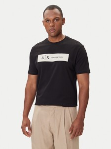 Armani Exchange T-Shirt XM001425 AF10361 UC001 Czarny Regular Fit