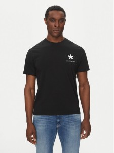 Save The Duck T-Shirt DT2222M BESY20 Czarny Regular Fit