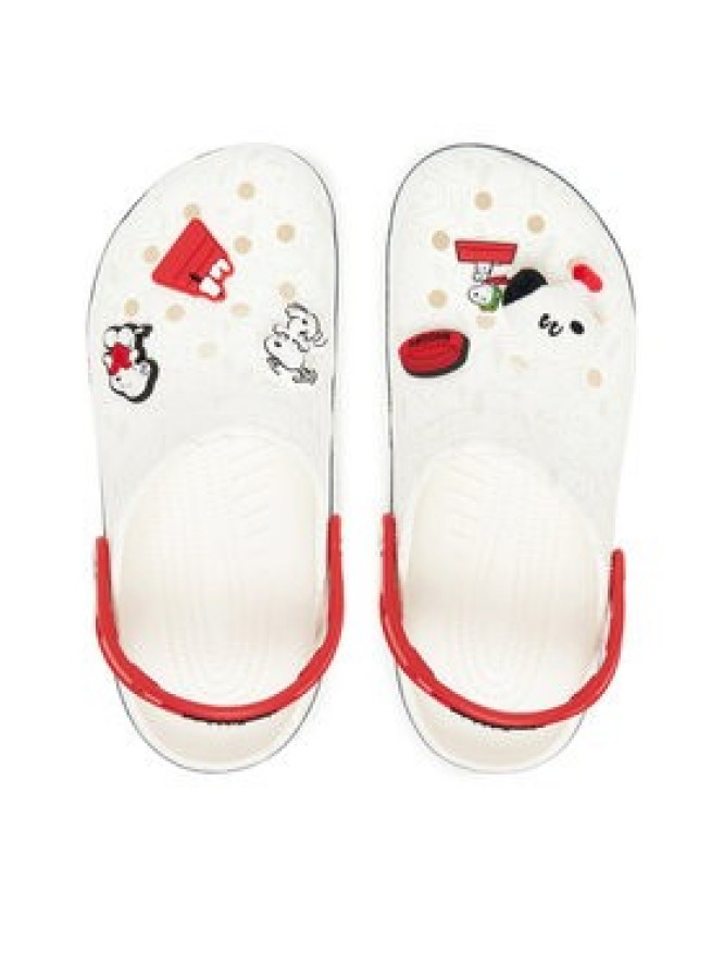 Crocs Klapki Peanuts Classic Clog 211124 Biały