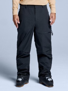 Spodnie narciarskie - Męskie - Hardshell - Freeride 3L - Czarne