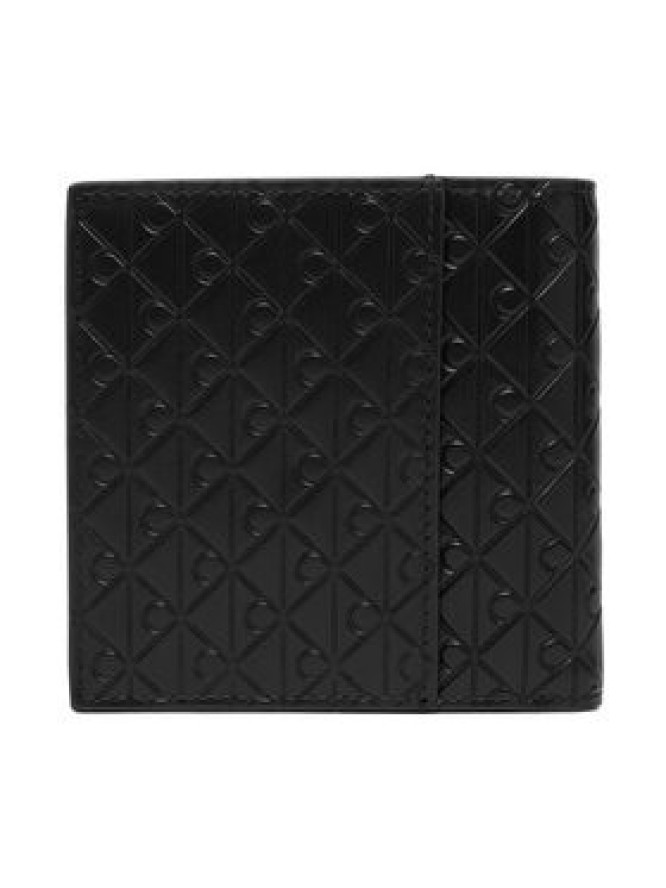 Calvin Klein Portfel Embossed Emblem Trifold LV04D1145G Czarny
