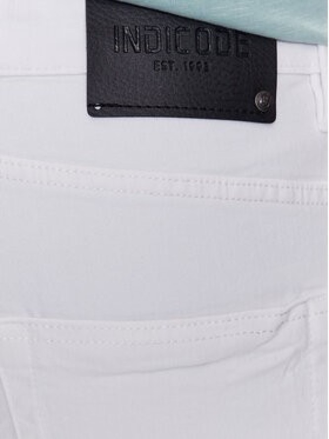INDICODE Szorty jeansowe Kaden 70-100 Biały Regular Fit
