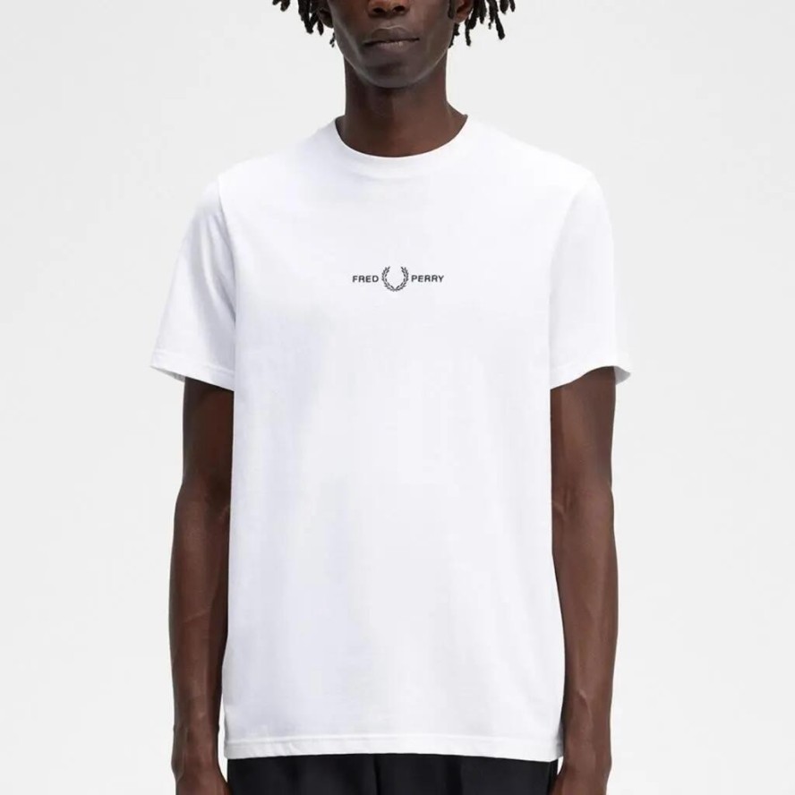 T-shirt Fred Perry męski biały