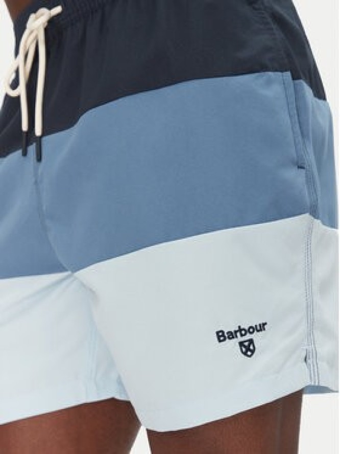 Barbour Szorty materiałowe Dale MSW0094NY91 Niebieski Regular Fit