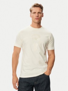 KARL LAGERFELD T-Shirt 755040 563225 Biały Regular Fit
