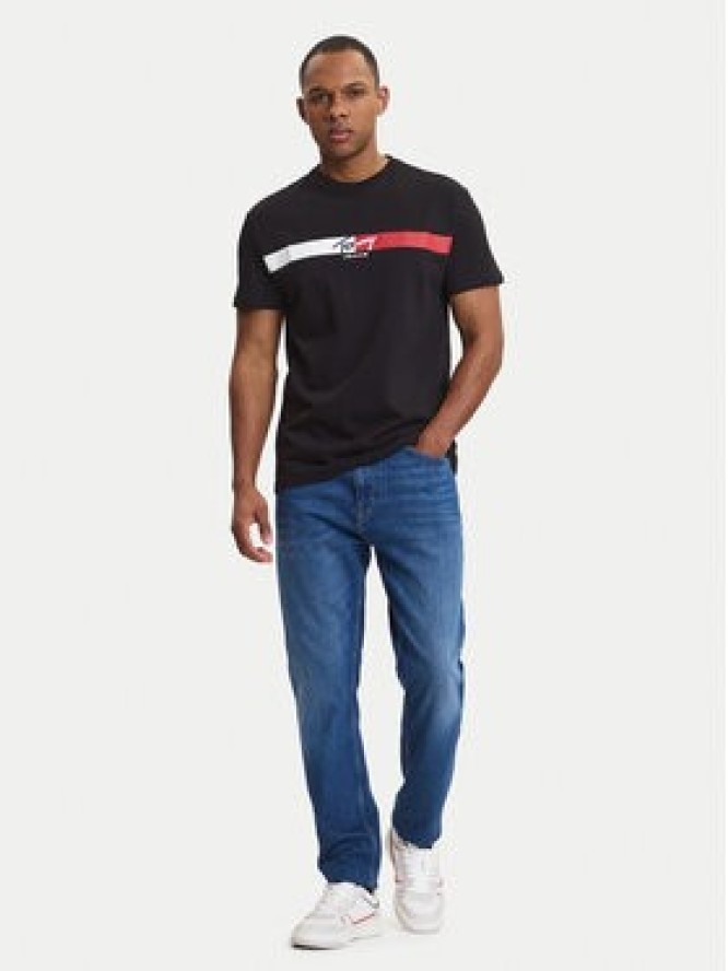 Tommy Jeans T-Shirt DM0DM22539 Czarny Regular Fit