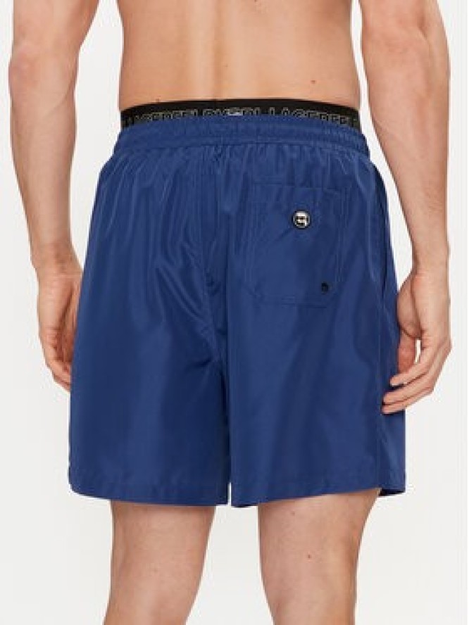 KARL LAGERFELD Szorty plażowe 235M2213 Granatowy Regular Fit