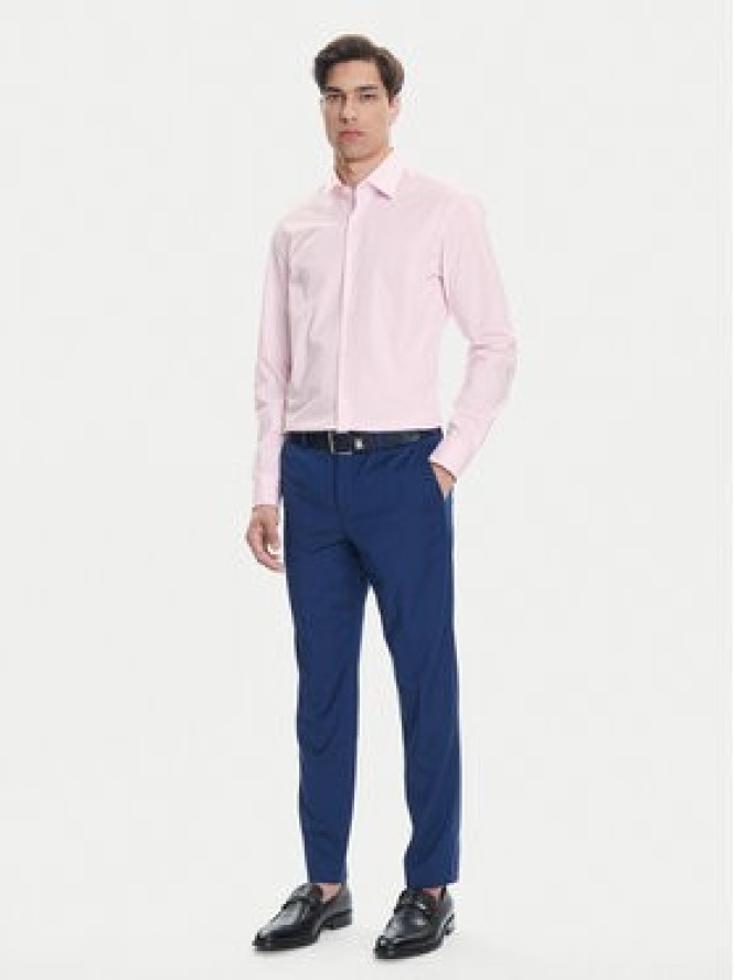 BOSS Koszula H-Hank 50469345 Różowy Slim Fit