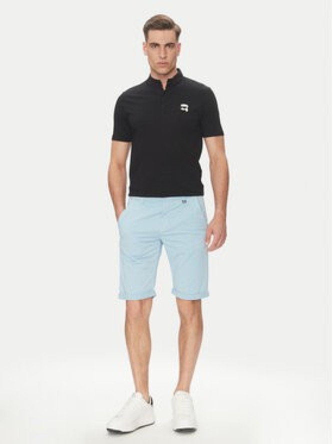 KARL LAGERFELD Szorty materiałowe 265812 552829 Błękitny Regular Fit