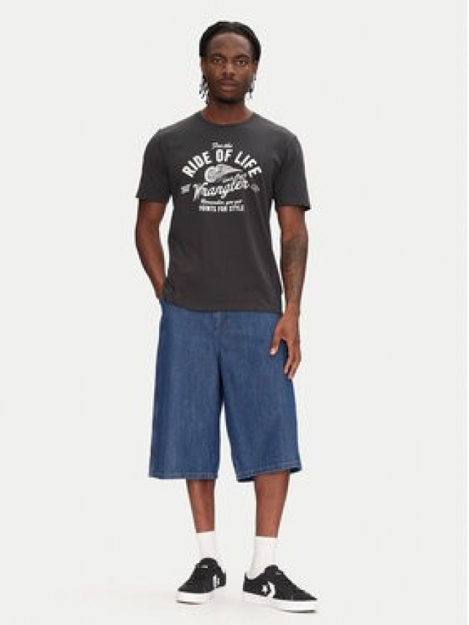 Wrangler T-Shirt Americana 112362790 Czarny Regular Fit