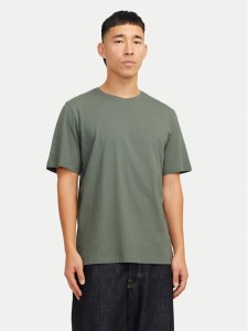 Jack & Jones T-Shirt Organic Basic 12156101 Zielony Standard Fit