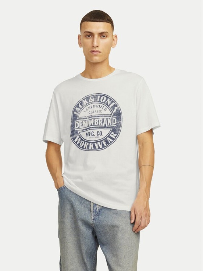 Jack & Jones T-Shirt Jeans 12256779 Granatowy Standard Fit