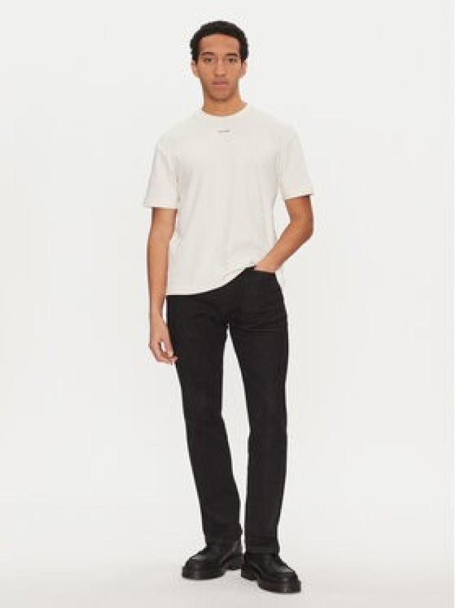 Calvin Klein T-Shirt Nano Logo K10K112487 Biały Regular Fit