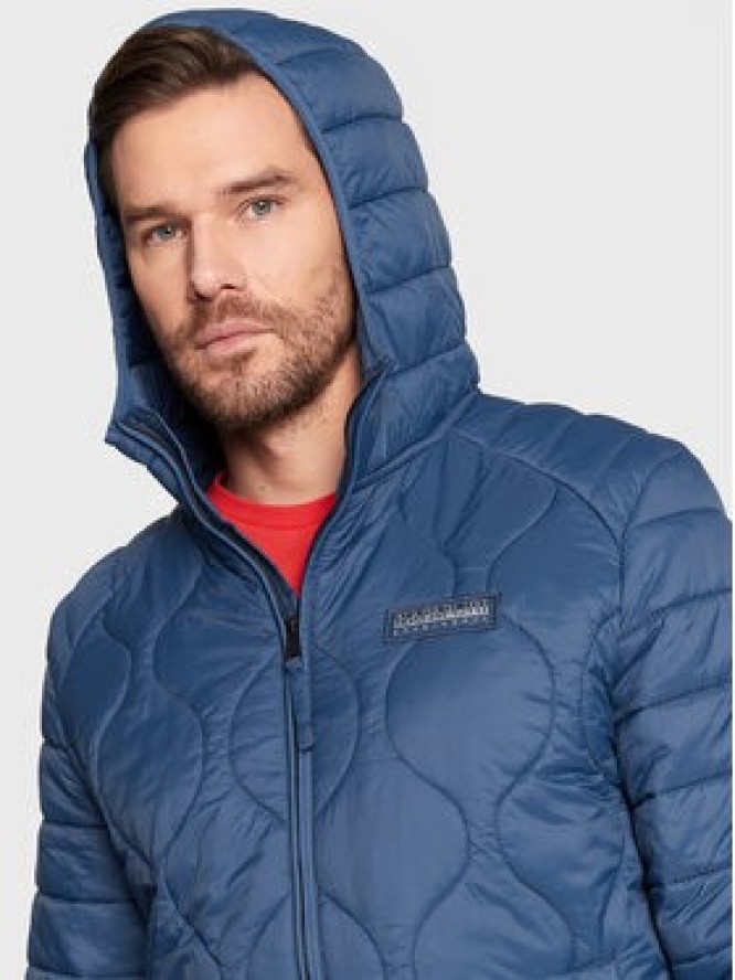 Napapijri Kurtka przejściowa A-Morgex NP0A4GJI Niebieski Regular Fit