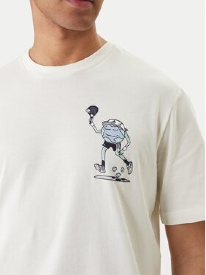 adidas T-Shirt Earth Day Padel Graphic KB4906 Biały Regular Fit