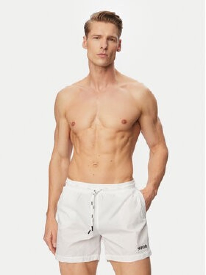 HUGO Szorty kąpielowe Haiti 50469312 Biały Regular Fit