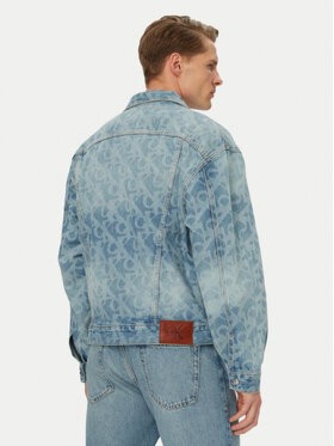 Calvin Klein Jeans Kurtka jeansowa LV04RG764G Niebieski Regular Fit