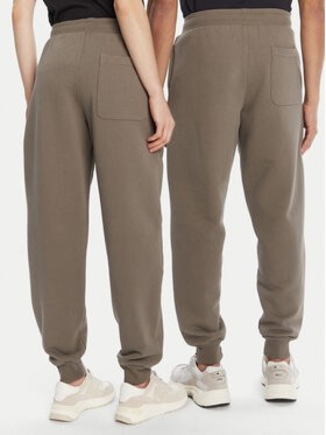 AMI Paris Spodnie dresowe UTR240.747 Khaki Regular Fit