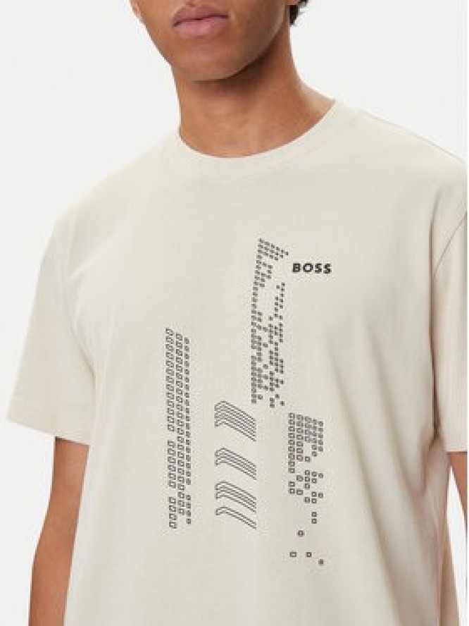BOSS T-Shirt GRX Zone 50552184 Beżowy Relaxed Fit