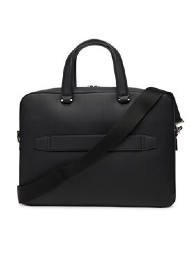 Tommy Hilfiger Torba na laptopa Th Woven Computer Bag AM0AM13660 Czarny