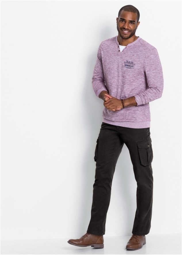 Spodnie bojówki, regular fit, straight, w wygodnym fasonie