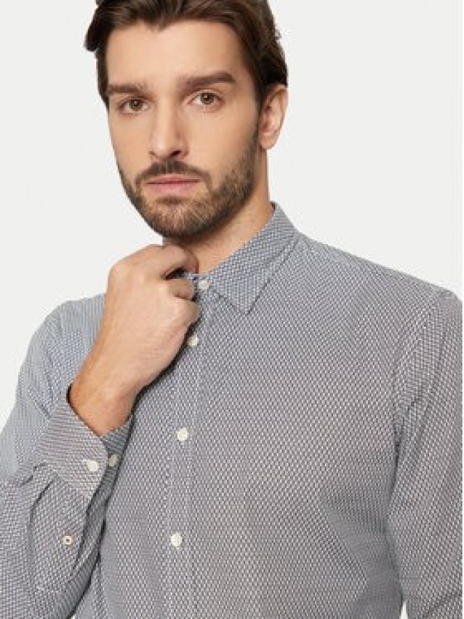 Jack & Jones Koszula Matheo 12261090 Szary Slim Fit