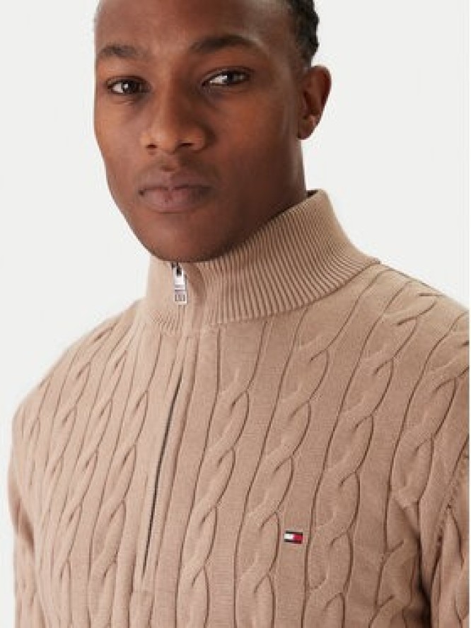 Tommy Hilfiger Sweter Classic MW0MW36532 Beżowy Regular Fit