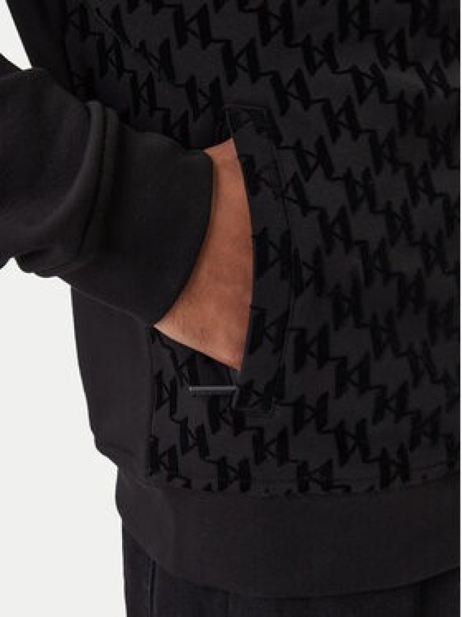KARL LAGERFELD Bluza 705002 561910 Czarny Regular Fit
