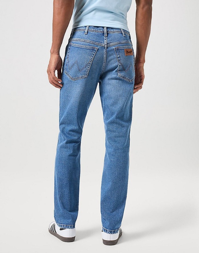 WRANGLER TEXAS SLIM MĘSKIE SPODNIE JEANSOWE JEANSY DŻINSY GUARDIAN 112350866 W12S017965