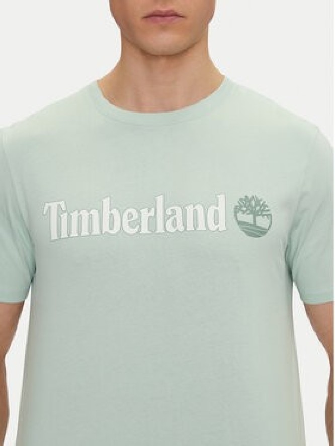 Timberland T-Shirt TB0A5UPQ Zielony Regular Fit