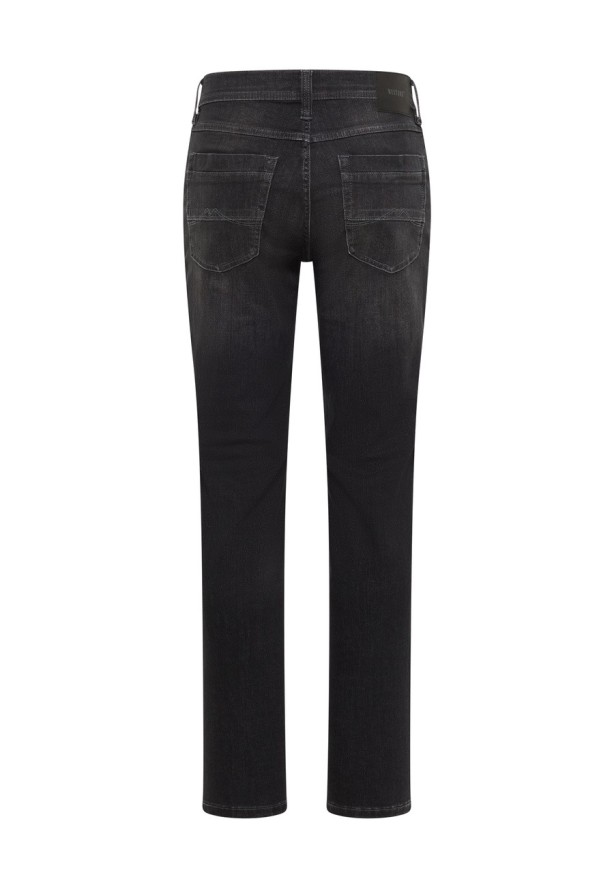 Męskie Spodnie Jeansowe Mustang Style Washington Straight Denim Black 1017689 4000 883