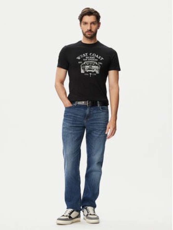 Guess T-Shirt M6YI44 K4230 Czarny Slim Fit
