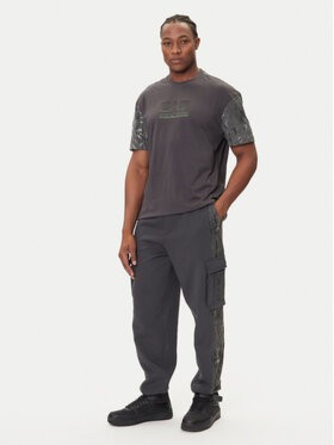 EA7 Emporio Armani T-Shirt 7M001130 AF16548 U8117 Szary Regular Fit