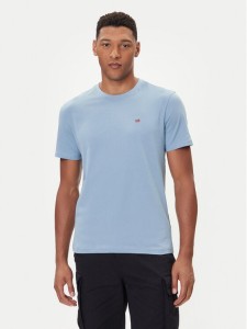Napapijri T-Shirt Salis NP0A4H8D Niebieski Regular Fit