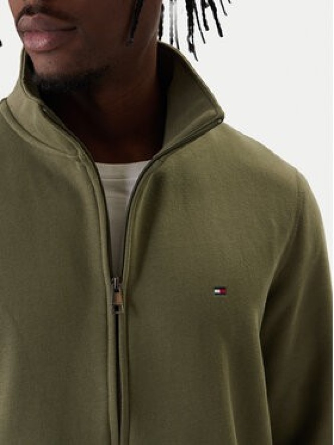 Tommy Hilfiger Bluza Essential MW0MW41759 Zielony Regular Fit