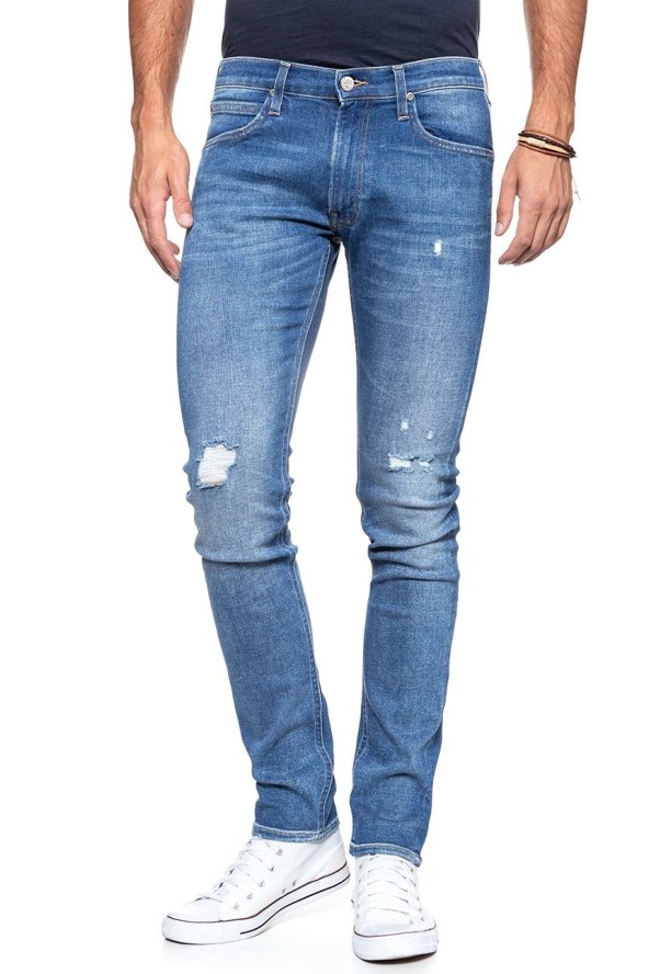 JEANSY MĘSKIE LEE LUKE BROKEN BLUE L719RONK 112119395