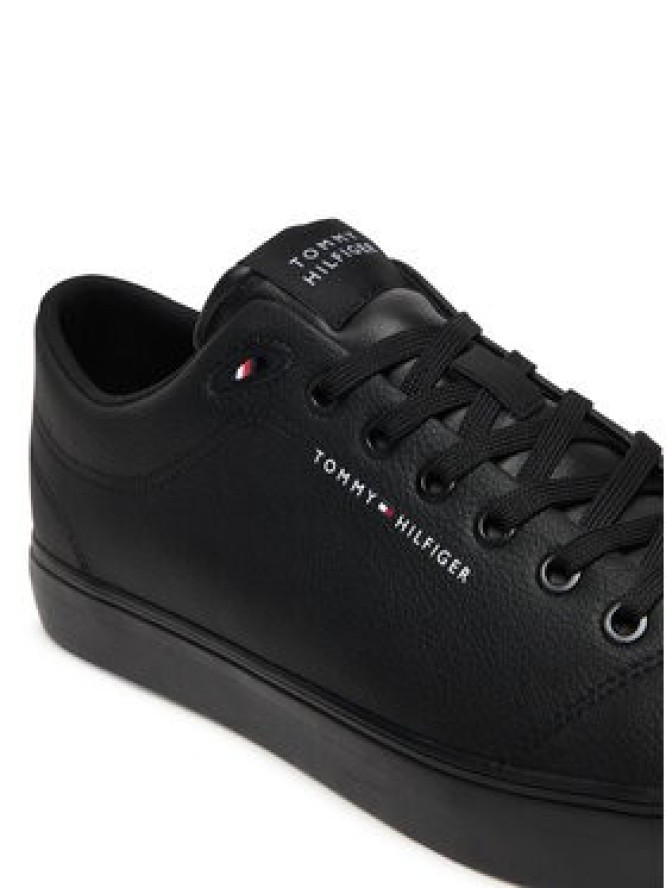 Tommy Hilfiger Sneakersy Th Hi Vulc Core Low Lth Ii Ess FM0FM05511 Czarny