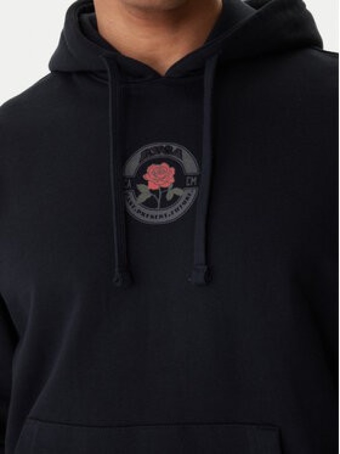 RVCA Bluza Roses Poster EVYSF00135 Czarny Regular Fit