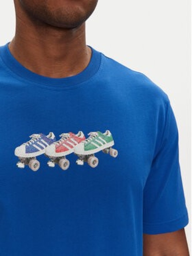 adidas T-Shirt Roller JP2665 Niebieski Regular Fit