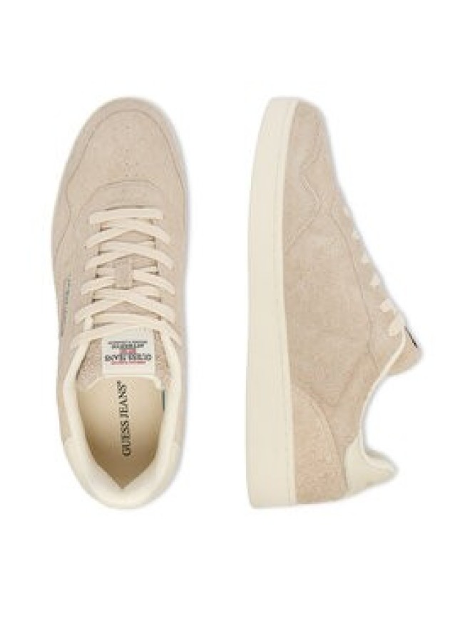 Guess Jeans Sneakersy EO-LUNARI-02 WE Beżowy