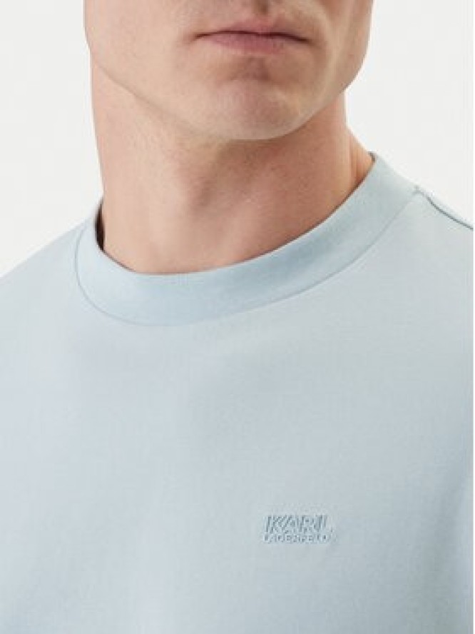 KARL LAGERFELD T-Shirt 755034 562235 Błękitny Regular Fit