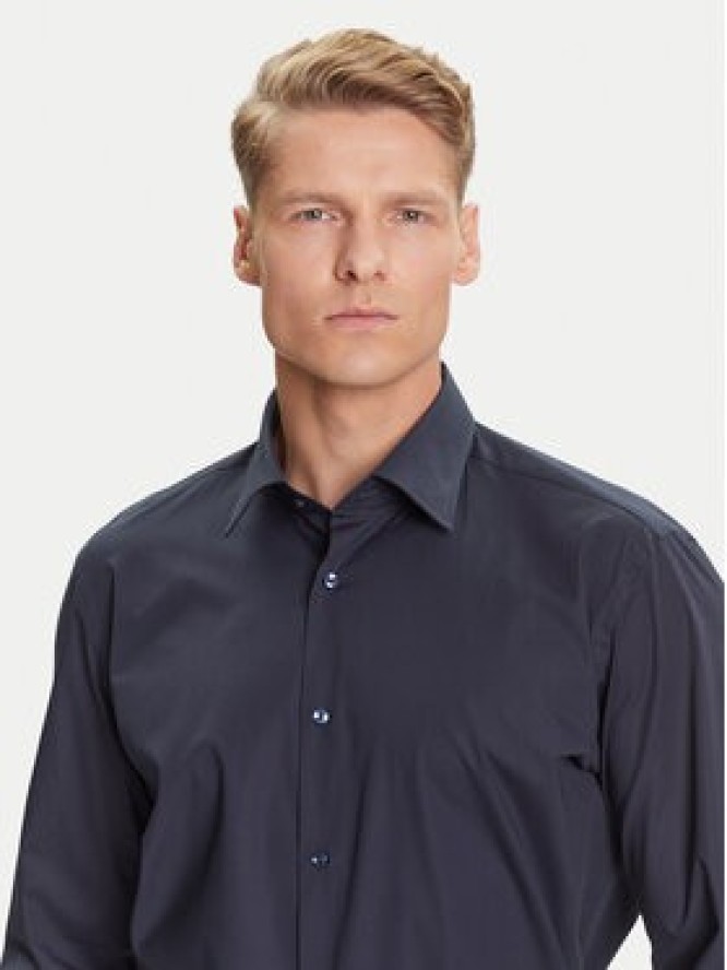 BOSS Koszula H-Joe 50545075 Granatowy Regular Fit