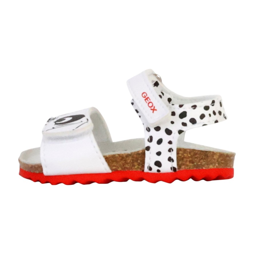 Sandały GEOX B SANDAL CHALKI GIRL Biały