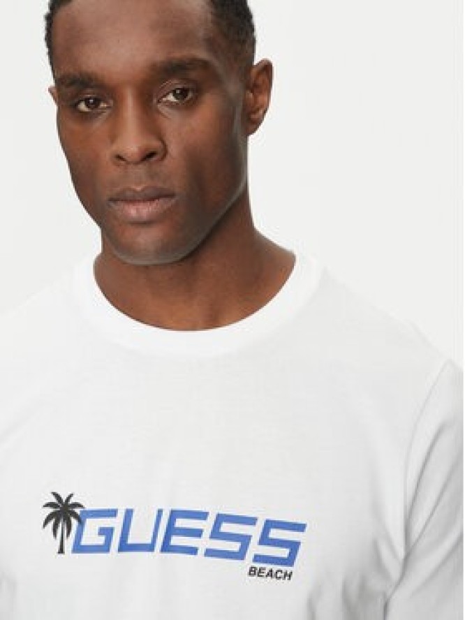 Guess T-Shirt F5GI06 I3Z14 Biały Regular Fit