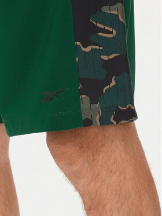 Reebok Szorty sportowe Train Motion 100075354 Zielony Regular Fit