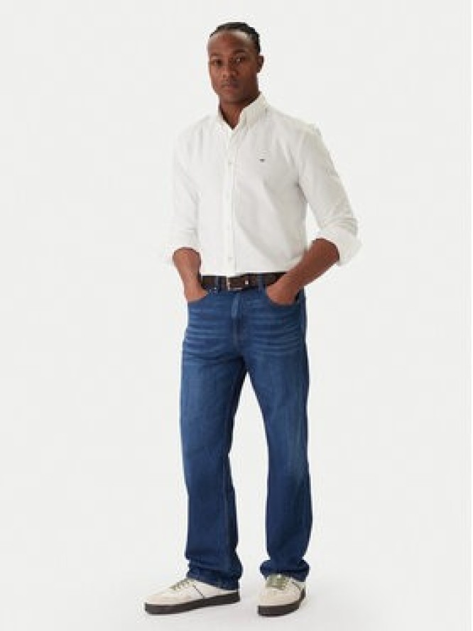 Tommy Jeans Koszula Oxford DM0DM22836 Écru Regular Fit