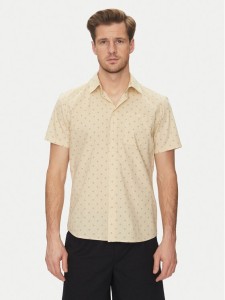 Blend Koszula 20718220 Beżowy Regular Fit