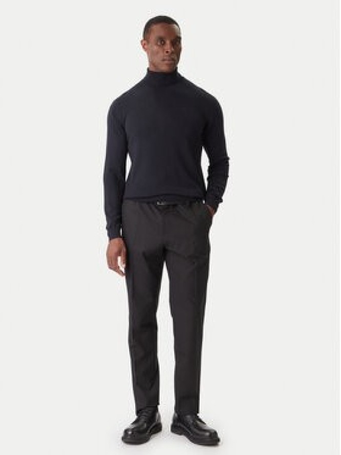 KARL LAGERFELD Golf 655058 554399 Granatowy Regular Fit