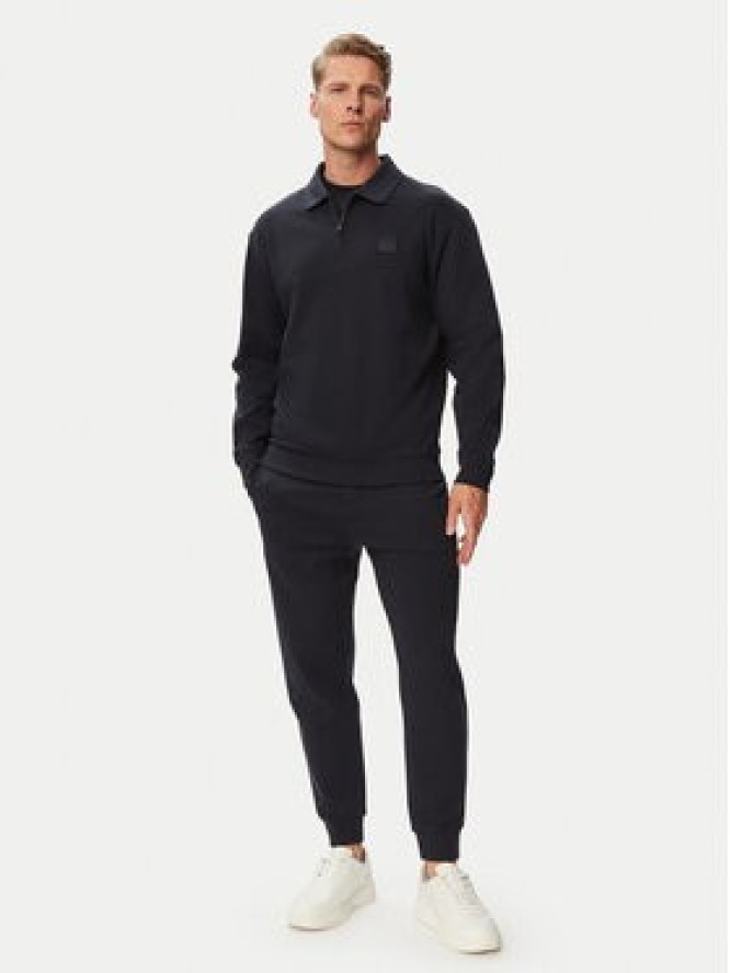 JOOP! Jeans Sweter Jjj-Davon 30103327 Granatowy Regular Fit